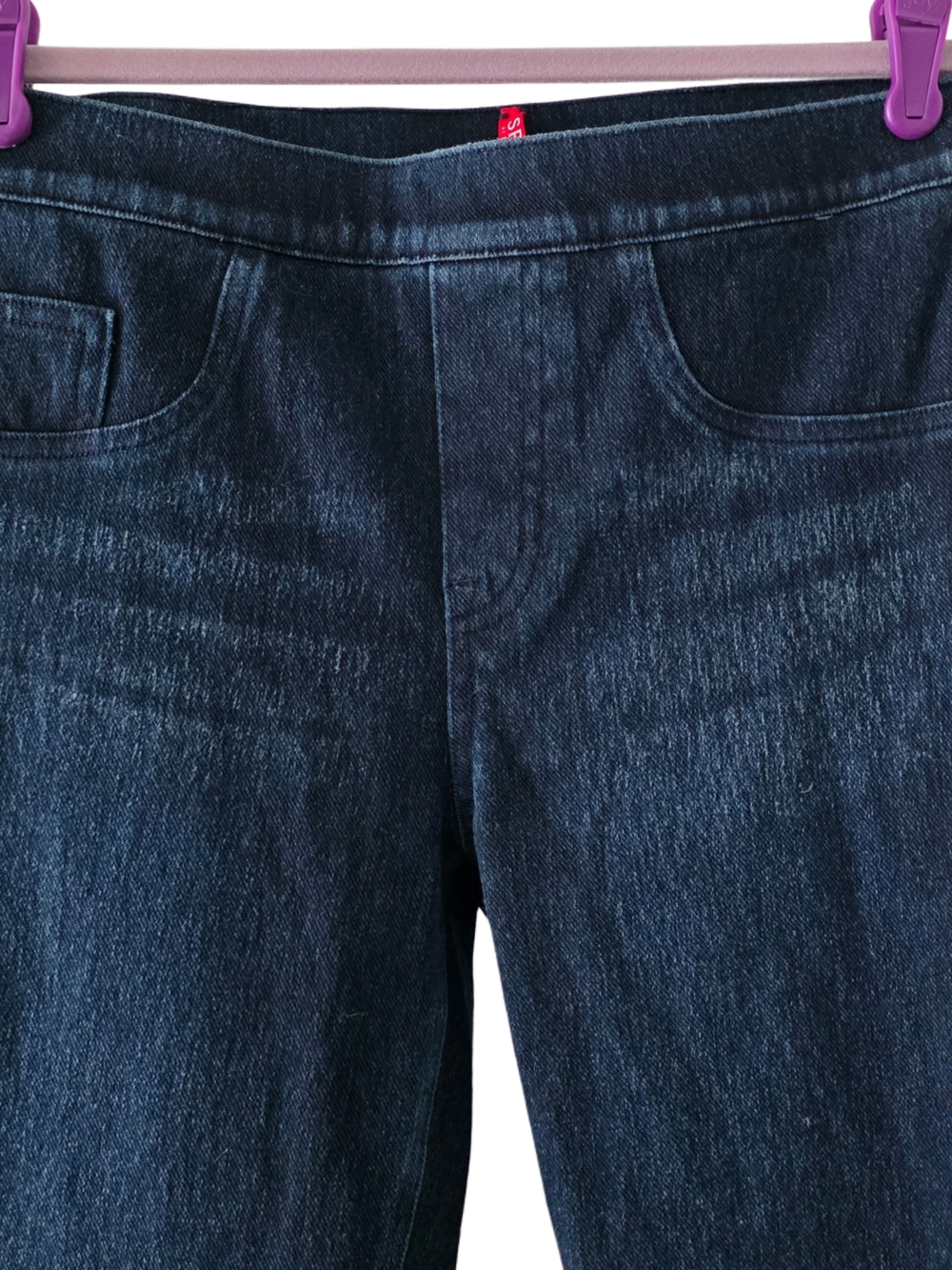 SPANX Dark Blue Slim Stretch Jeggings - Picture 4 of 7